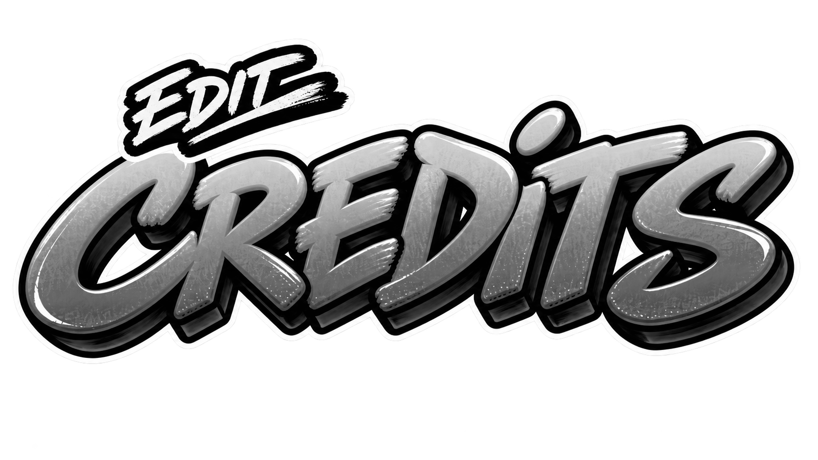 Edit Credits Monochrome